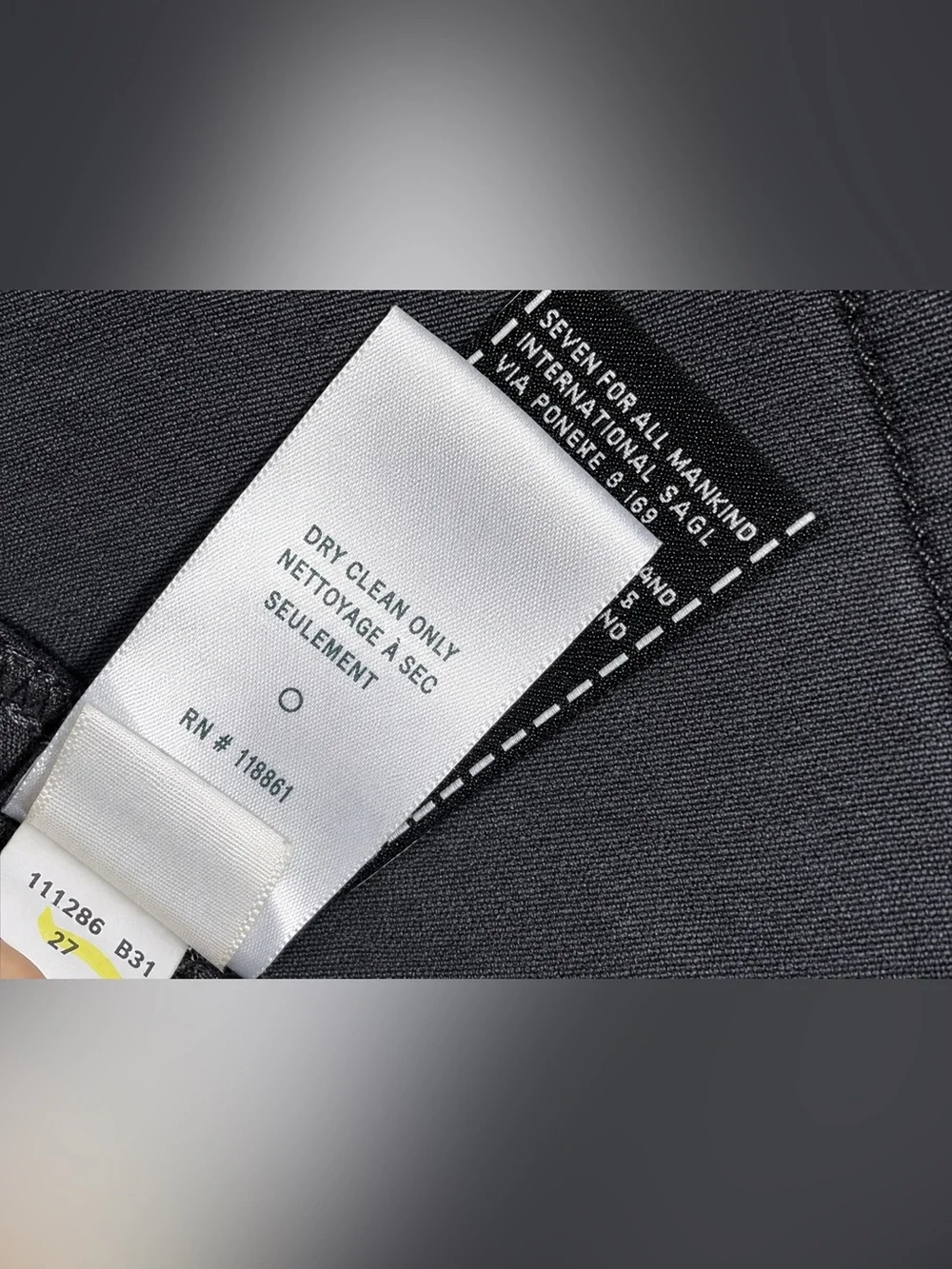 7 For All Mankind slim straight